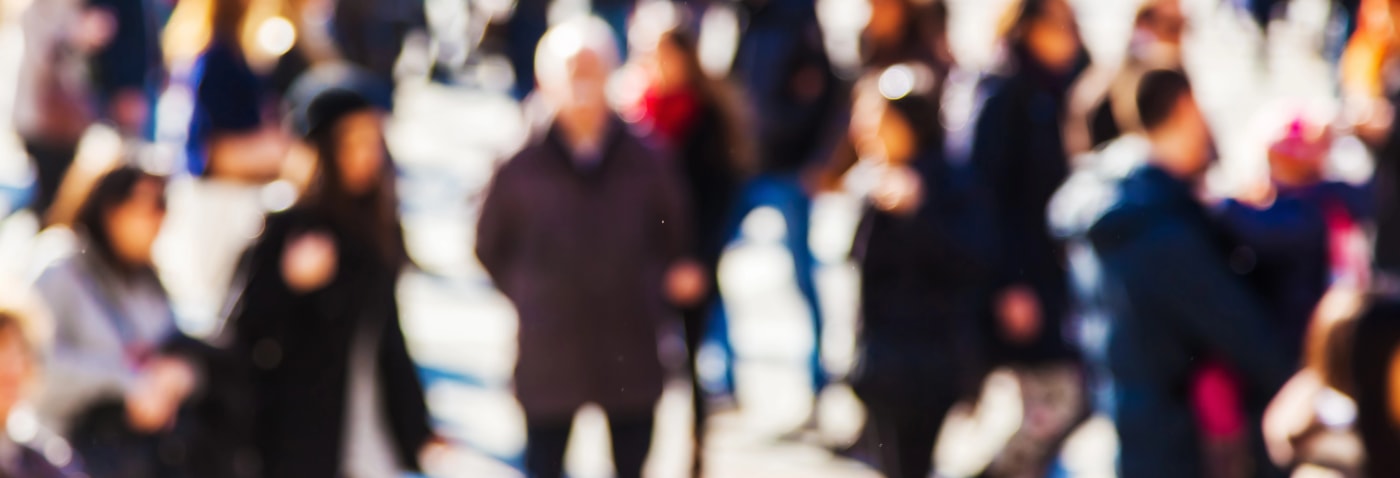 crowd walking Morgantown